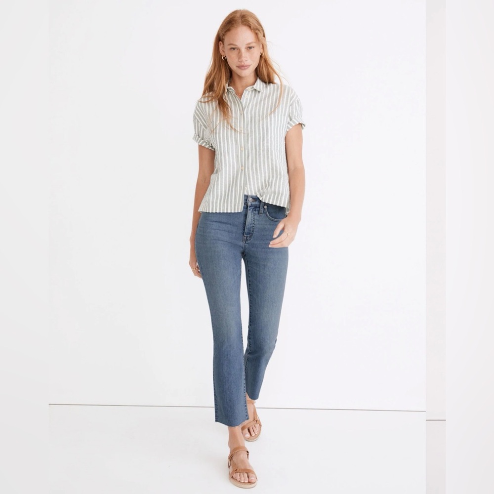 Madewell- Cali Demi-Boot Jeans in Shoreham Wash - Size 26